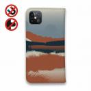 【手帳型ベルトなし】【Stick Case】川岸のフライフィッシャー　チャコール