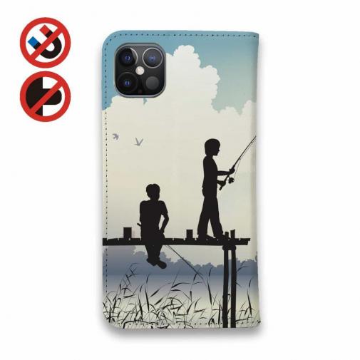 【手帳型ベルトなし】【Stick Case】夏休みの釣り