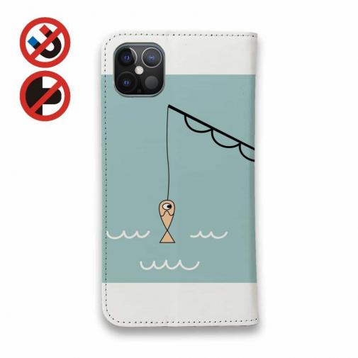 【手帳型ベルトなし】【Stick Case】エサがエサで釣る!