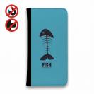 【手帳型ベルトなし】【Stick Case】ボーンフィッシュ