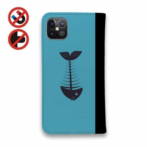 【手帳型ベルトなし】【Stick Case】ボーンフィッシュ