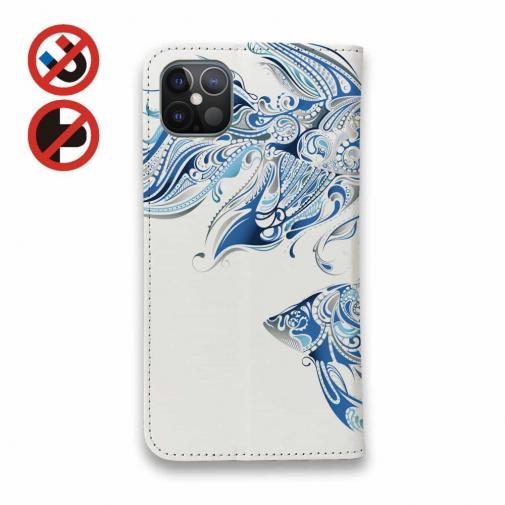 【手帳型ベルトなし】【Stick Case】トロピカルなベタのイラスト