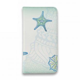 【手帳型ベルトなし】【Stick Case】トロピカルなスターフィッシュ