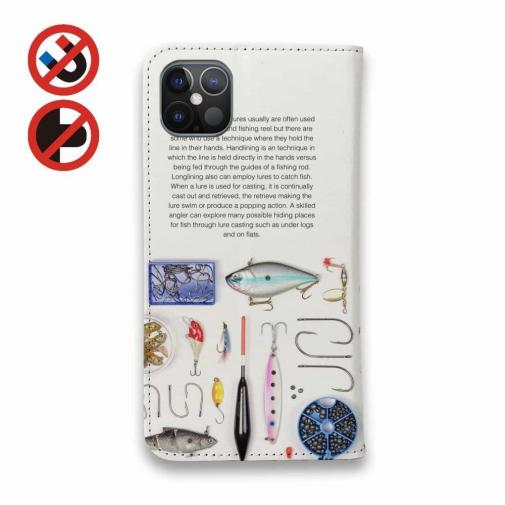 【手帳型ベルトなし】【Stick Case】Fishing Lure