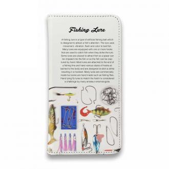 【手帳型ベルトなし】【Stick Case】Fishing Lure
