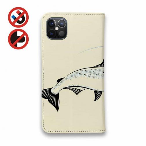 【手帳型ベルトなし】【Stick Case】レトロフィッシング