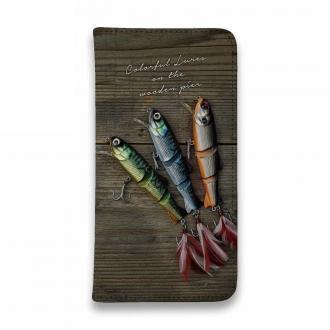 【手帳型ベルトなし】【Stick Case】カラフルルアー　その2