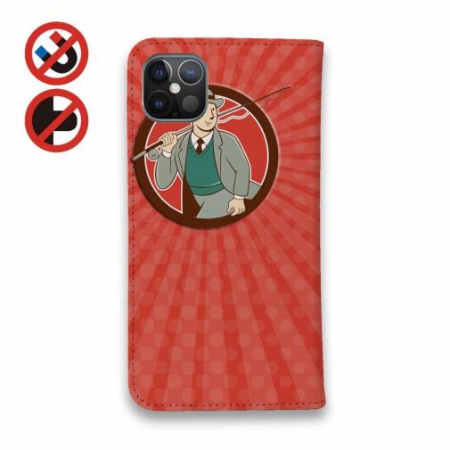 【手帳型ベルトなし】【Stick Case】ビジネスフィッシャーマン