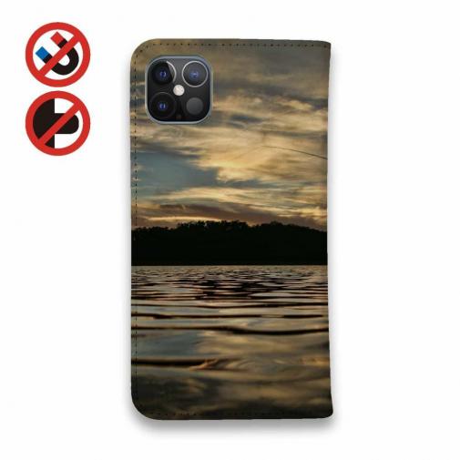 【手帳型ベルトなし】【Stick Case】夕暮れのフライフィッシング