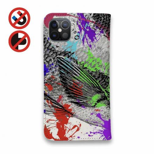 【手帳型ベルトなし】【Stick Case】メジナ(グレ)　ペンキペイント