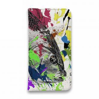 【手帳型ベルトなし】【Stick Case】メジナ(グレ)　ペンキペイント