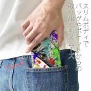 【手帳型ベルトなし】【Stick Case】ブラックバス　ペンキペイント