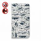 【手帳型ベルトなし】【Stick Case】トラウトのシームレスパターン