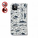 【手帳型ベルトなし】【Stick Case】トラウトのシームレスパターン