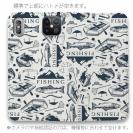 【手帳型ベルトなし】【Stick Case】トラウトのシームレスパターン