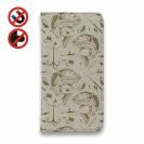 【手帳型ベルトなし】【Stick Case】ビンテージ　フライフィッシング　シームレスパターン