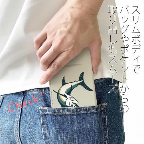 【手帳型ベルトなし】【Stick Case】カジキとはスポーツである