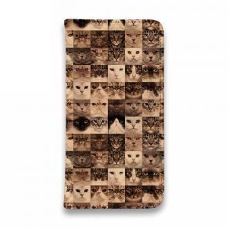 【手帳型ベルトなし】【Stick Case】キャットきゃっとCat