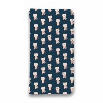 【手帳型ベルトなし】【Stick Case】夢見る猫