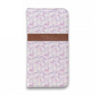 【手帳型ベルトなし】【Stick Case】Love the life Pink