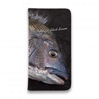 【手帳型ベルトなし】【Stick Case】クロダイ(チヌ)