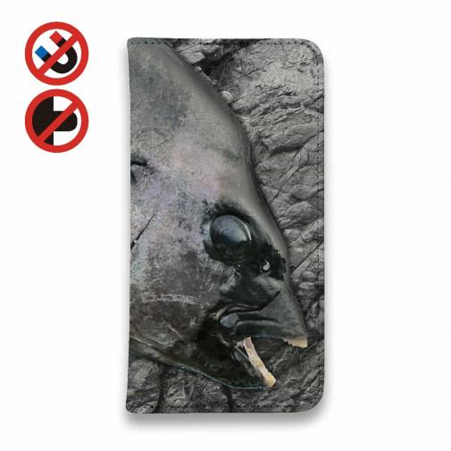 【手帳型ベルトなし】【Stick Case】イシダイの強靭な歯