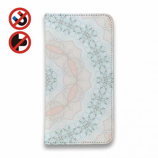 【手帳型ベルトなし】【Stick Case】幾何学模様