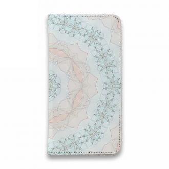 【手帳型ベルトなし】【Stick Case】幾何学模様