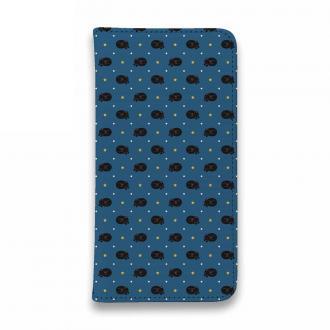 【手帳型ベルトなし】【Stick Case】黒猫は夢の中