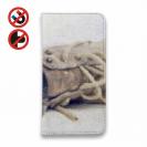 【手帳型ベルトなし】【Stick Case】ブーツの中の子猫