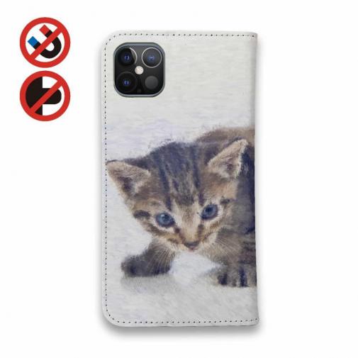 【手帳型ベルトなし】【Stick Case】ブーツの中の子猫