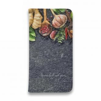 【手帳型ベルトなし】【Stick Case】キッチンの香辛料