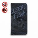 【手帳型ベルトなし】【Stick Case】Eat.Sleep.Fish... black bass