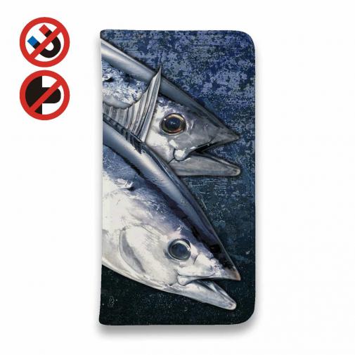 【手帳型ベルトなし】【Stick Case】カツオ　バージョン2