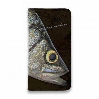 【手帳型ベルトなし】【Stick Case】シーバス(ヒラスズキ)