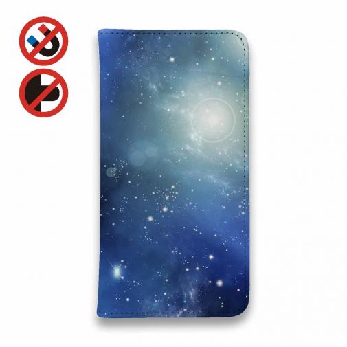 【手帳型ベルトなし】【Stick Case】ティマイオスのブルー