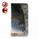 【手帳型ベルトなし】【Stick Case】オナガグレ2