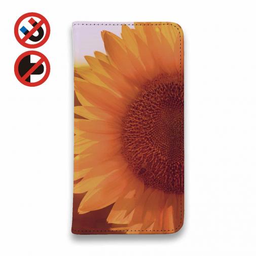 【手帳型ベルトなし】【Stick Case】向日葵　サンフラワー