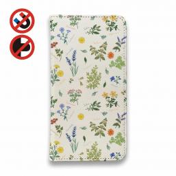 【手帳型ベルトなし】【Stick Case】ボタニカル柄