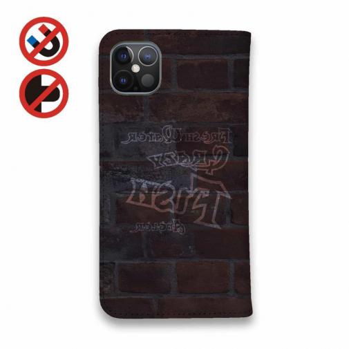 【手帳型ベルトなし】【Stick Case】クレイジーバス　落書き風