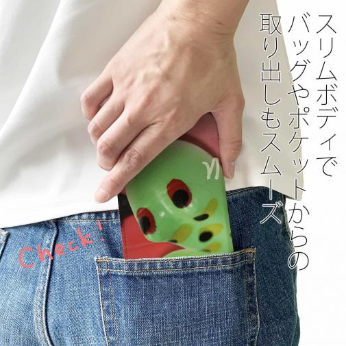 【手帳型ベルトなし】【Stick Case】釣れるの? コーモラン(CORMORAN)かえるくん