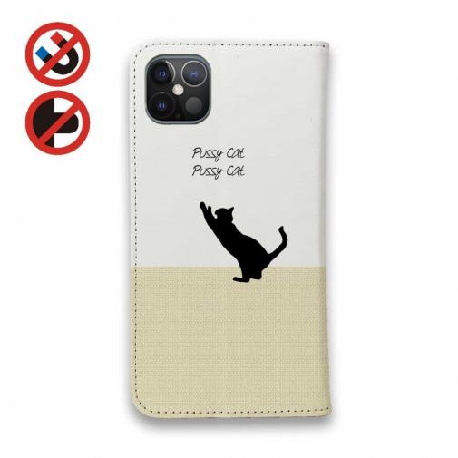 【手帳型ベルトなし】【Stick Case】子猫ちゃん Pussycat, pussycat