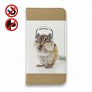 【手帳型ベルトなし】【Stick Case】リスだってNo Music No Life