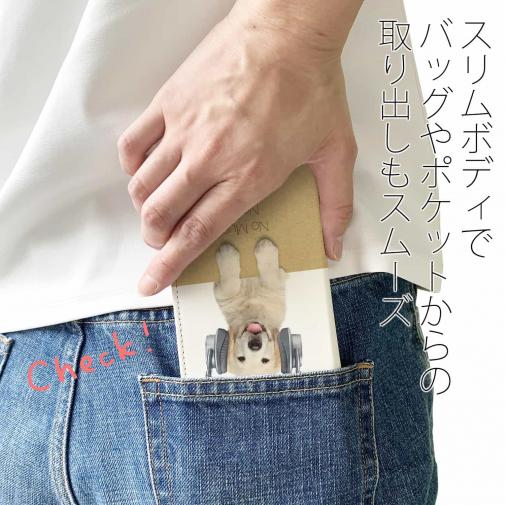 【手帳型ベルトなし】【Stick Case】レトリバーだってNo Music No Life