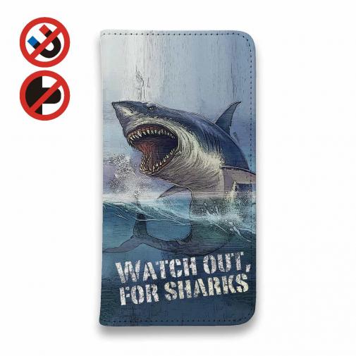 【手帳型ベルトなし】【Stick Case】サメ「ジョーズ」(JAWS)