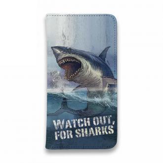 【手帳型ベルトなし】【Stick Case】サメ「ジョーズ」(JAWS)