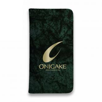 【手帳型ベルトなし】【Stick Case】鬼掛　黒刃(くろやいば)　ターコイズ