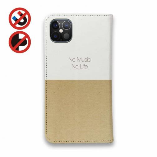 【手帳型ベルトなし】【Stick Case】トイプードルだってNo Music No Life