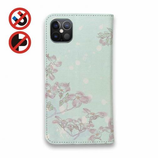 【手帳型ベルトなし】【Stick Case】ハナミズキの詩