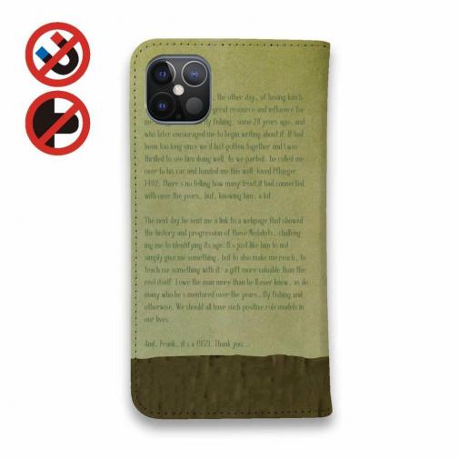 【手帳型ベルトなし】【Stick Case】Gone Fishing ビンテージバージョン